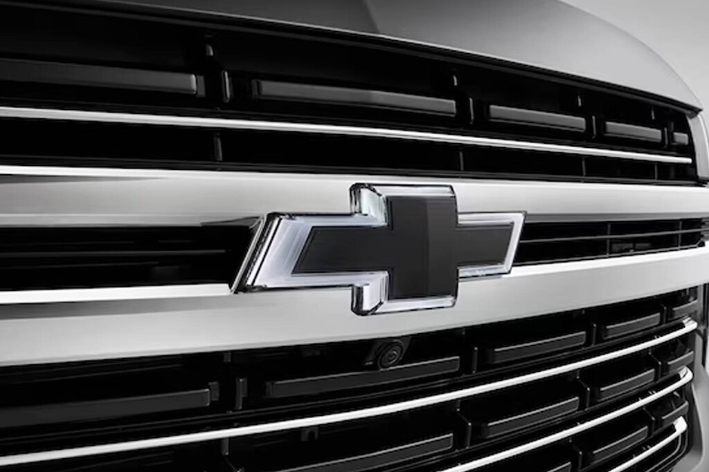 Emblema delantero Chevrolet iluminado color negro para Tahoe 2024