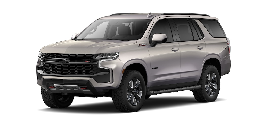 Chevrolet Tahoe 2024, SUV con 3 filas de asientos en color marfil metálico